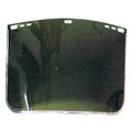 Powerweld Dark Green Face Shield, Bound with Aluminum Band, 8" x 12" 824BDG